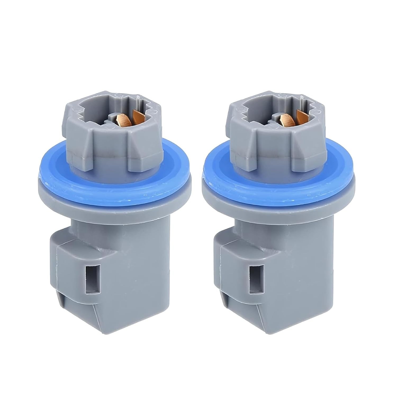 Soquete Lâmpada Placa Carro Ford 2 Pinos - Kit 2 Peças | Luz Ré e Traseira