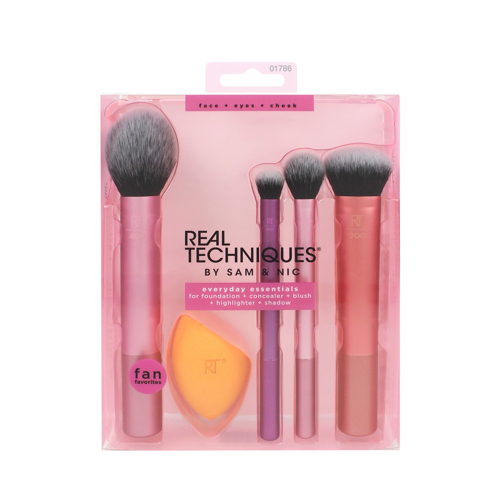 Real Techniques Everyday Essentials: Seu Kit Completo