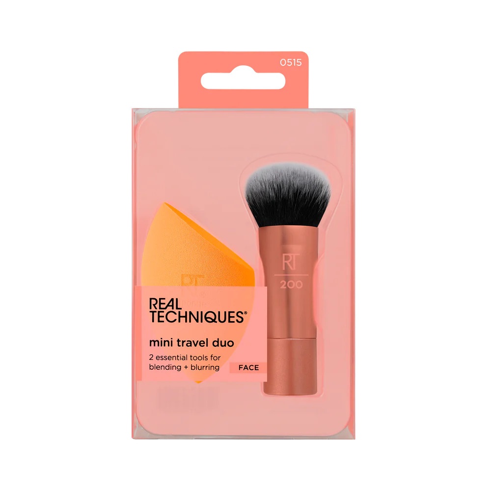 Real Techniques Mini Travel Duo: Maquiagem Perfeita em Qualquer Lugar