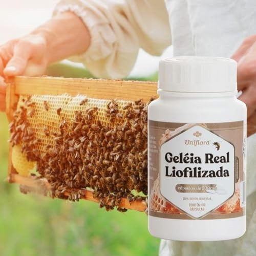 Geleia Real Liofilizada Uniflora 60 Cápsulas