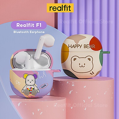 Realfit F1: Fone Bluetooth Mini e Sem Fio