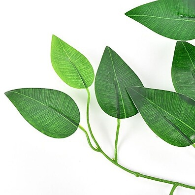 Fícus Artificial: Kit 8 Folhas Realistas 🌿