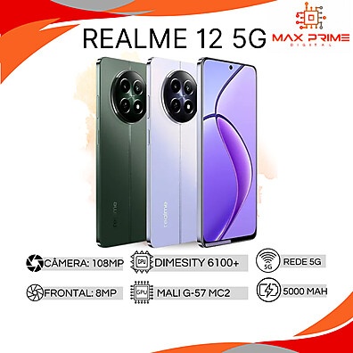 Realme 12 5G: O Poder da Câmera 108MP!