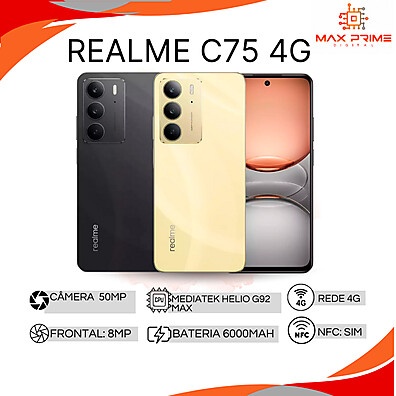 Realme C75: O 4G que Você Precisa!