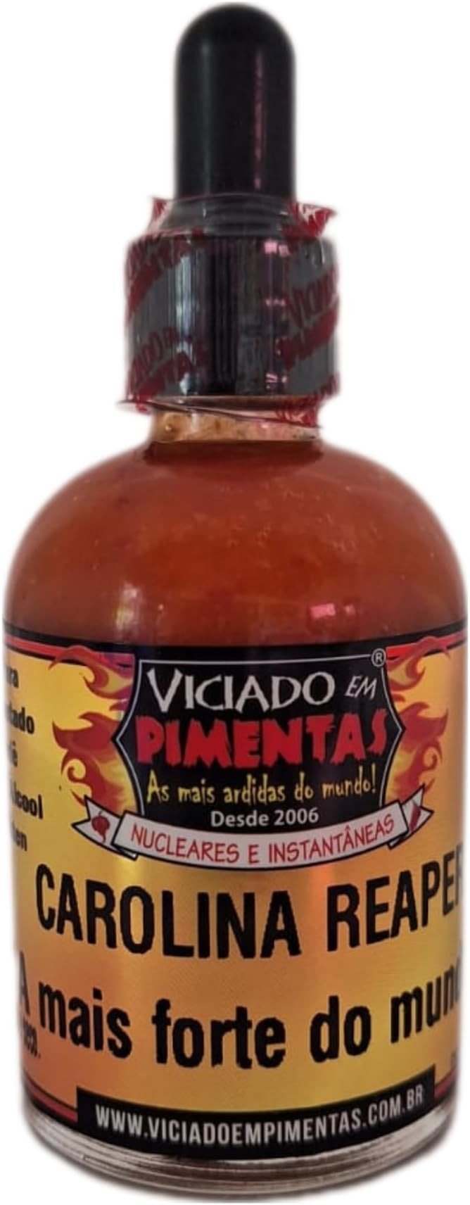 Molho De Pimenta Carolina Reaper Original Natural Orgânico