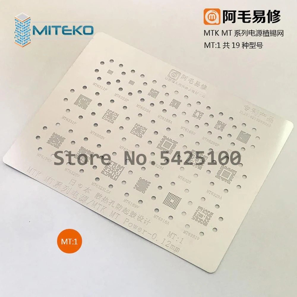 Reballing IC: Kit 21 em 1 para Reparo de Chips