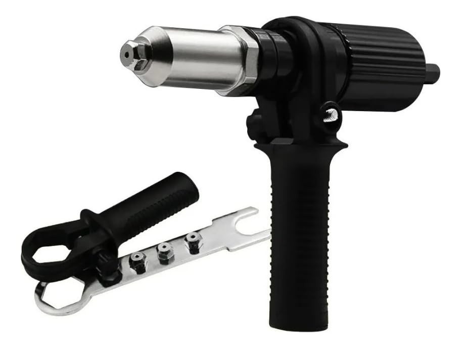 Adaptador Rebitador para Parafusadeira: Transforme sua Ferramenta em Pistola de Rebite Elétrica!