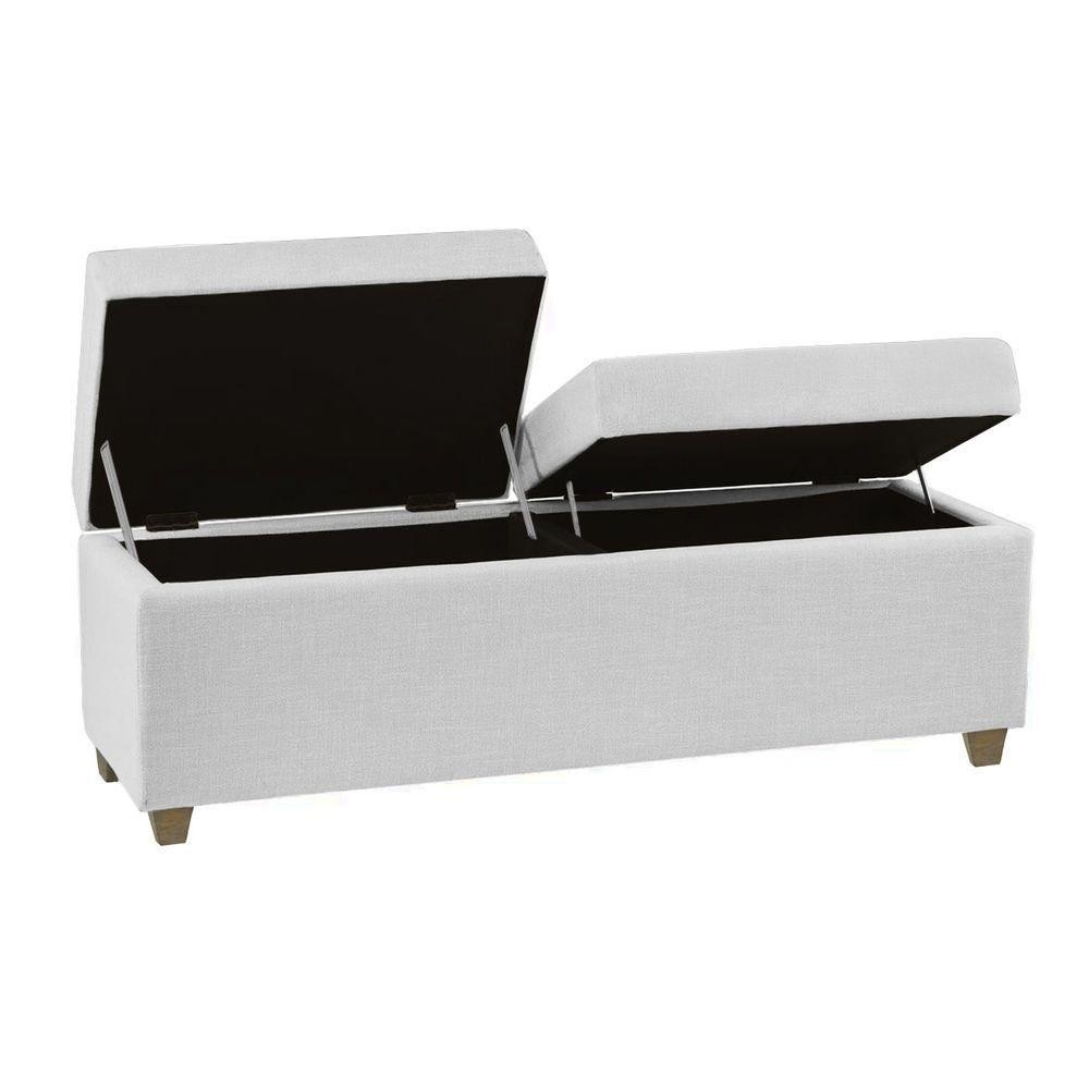 Recamier Baú Madri 1,20m: Elegância e Armazenamento