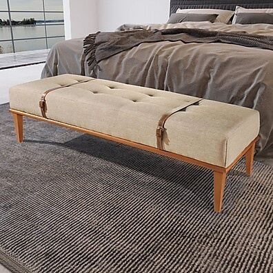 Recamier Linho 150cm Yarin: Conforto e Elegância