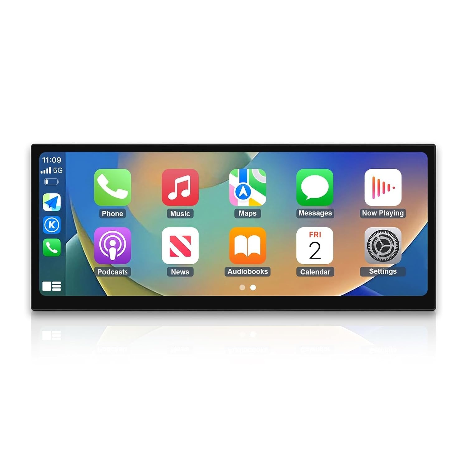 NINETOM Receptor Automotivo Android CarPlay Sem Fio 12.3" HD para Audi Q5 (2018-2019) MIB