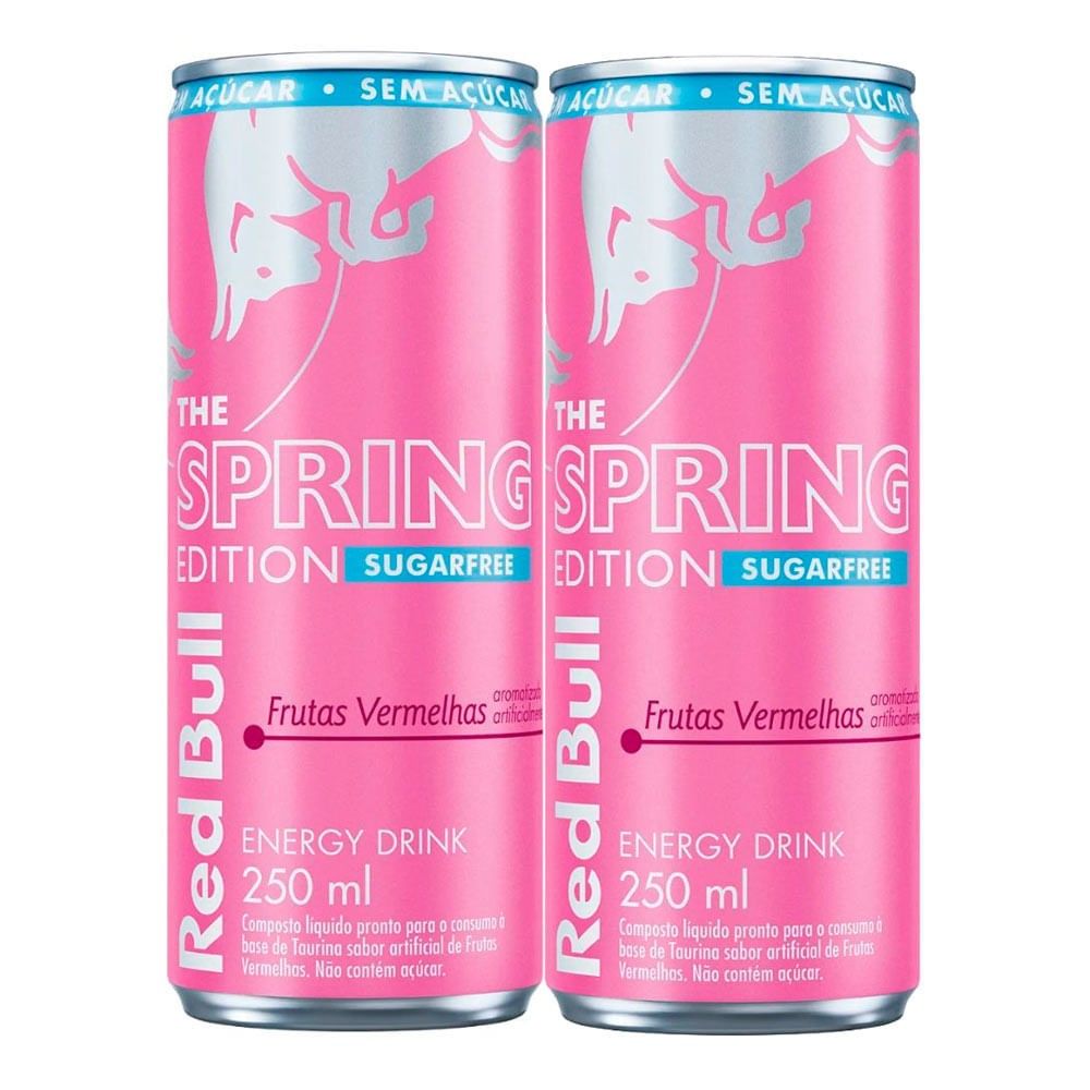 Red Bull Frutas Vermelhas: Kit 2x250ml 🚀