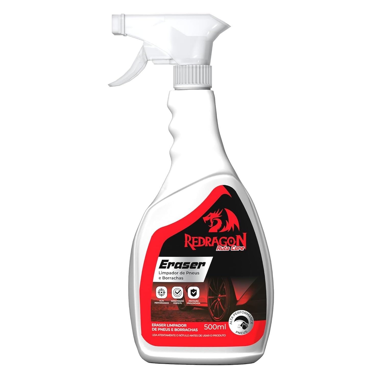 Redragon Eraser: Limpa Pneus e Borrachas com Poder de Espuma - 500ml
