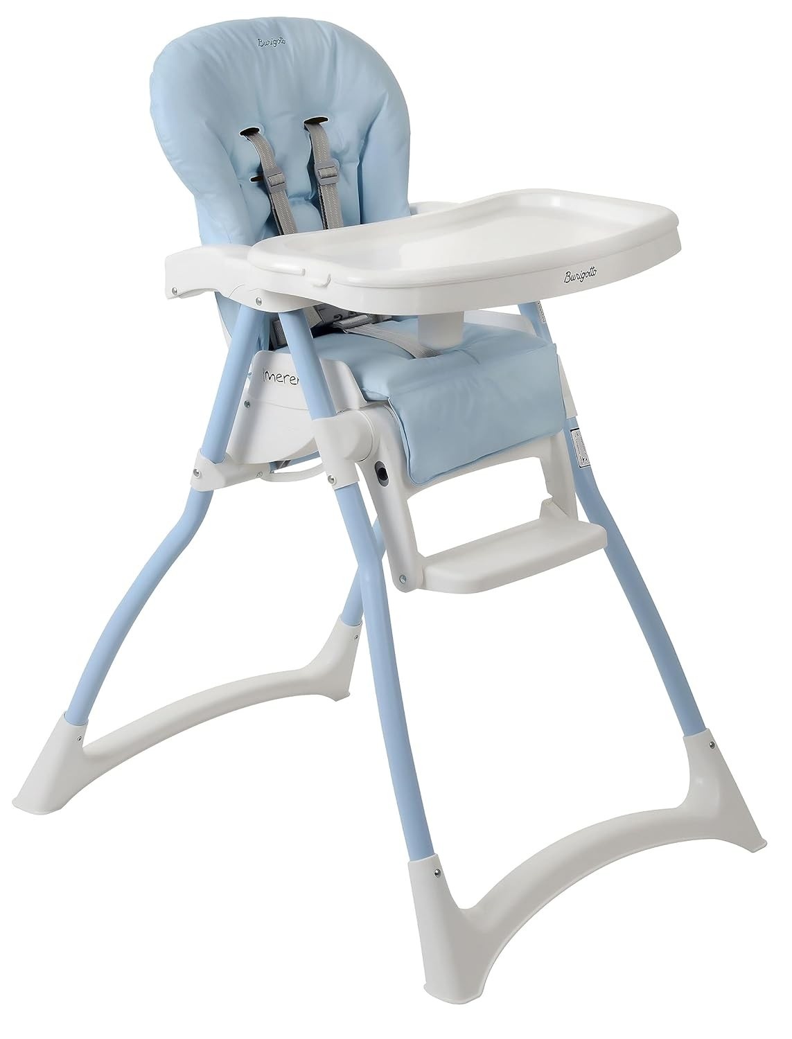 Burigotto Cadeira de Refeição Merenda Baby Blue - Segurança e Conforto para Bebês