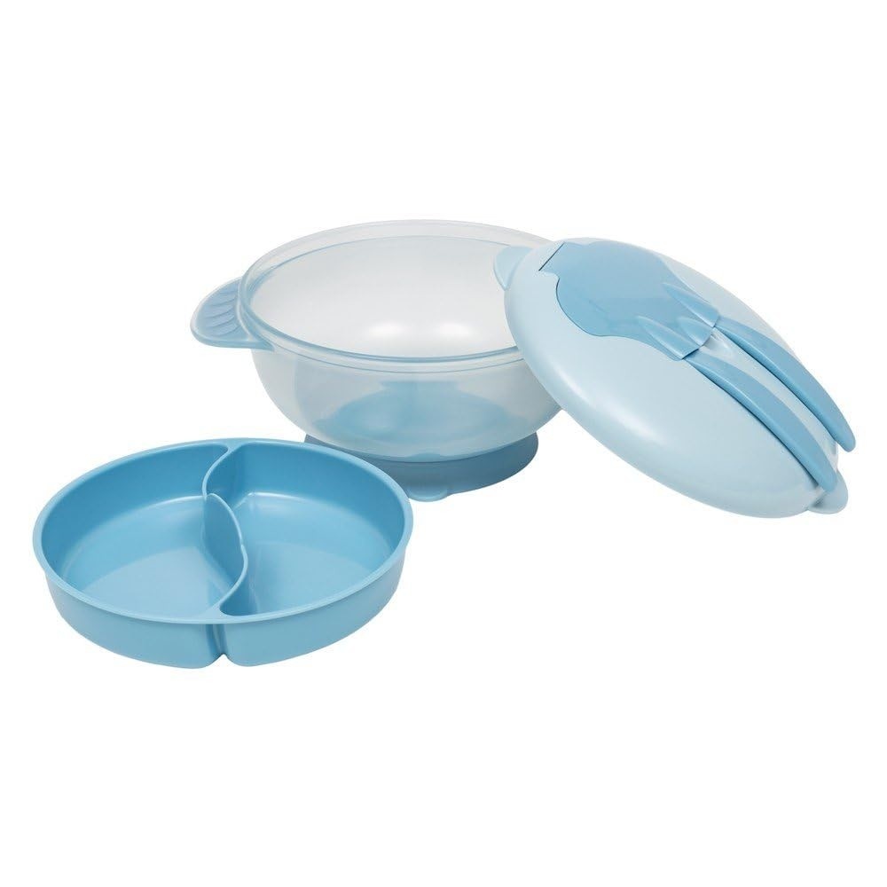 refeicao-estiloso-talheres-compartimentos-pratico-e-e-a-kit-com-azul-a