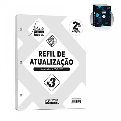 Refil #3 Fichário Lei Seca Rideel – Atualize seu estudo