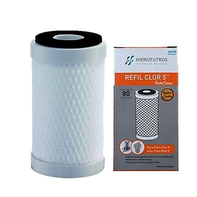 Refil Carbon Block 5 – Água Limpa e Sem Cloro