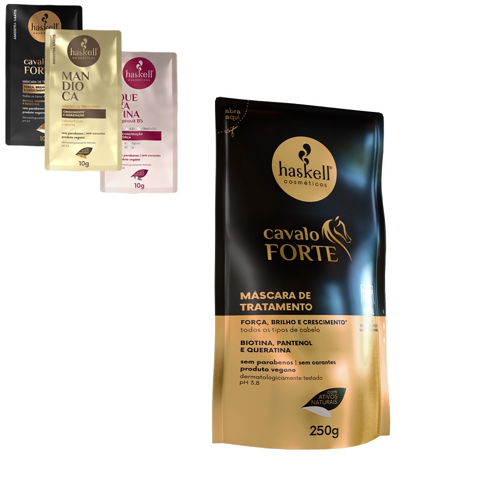 Refil Cavalo Forte Haskell: Cabelos Fortes e Longos!
