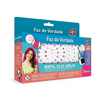 Refil Clic Aplic Luluca: Brilho Infinito!