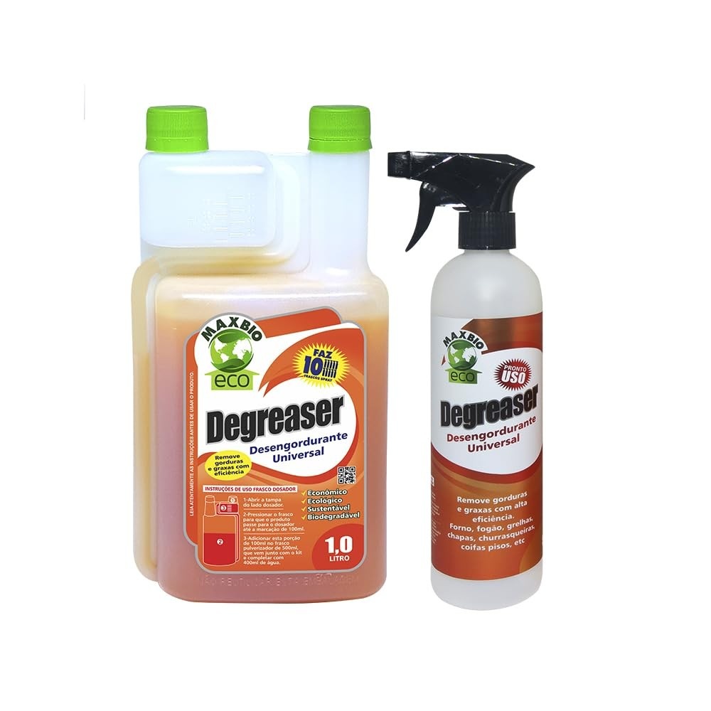 Desengordurante Universal Superconcentrado MAXBIO - Kit 1L com Refil