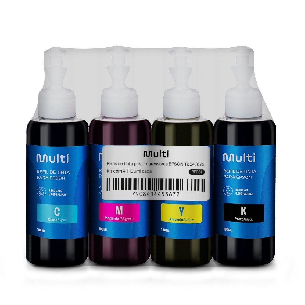 Refil de Tinta Epson T664: Economize e Imprima Mais!