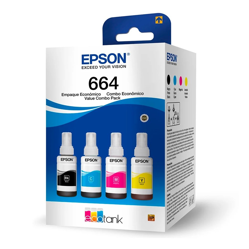 Refil Epson T664: Economize Até 90% na Impressão!