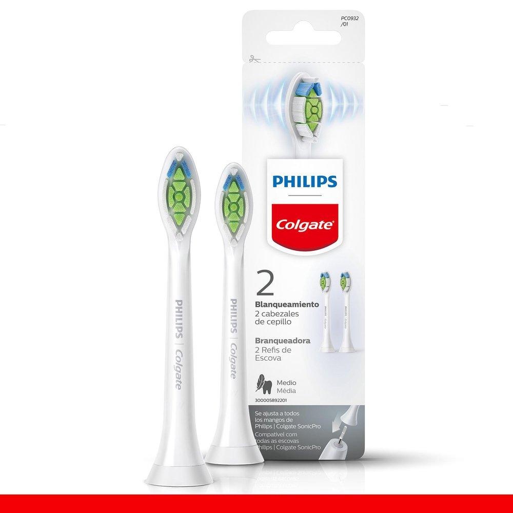 Refil Escova Elétrica Philips Colgate: Dentes Mais Brancos
