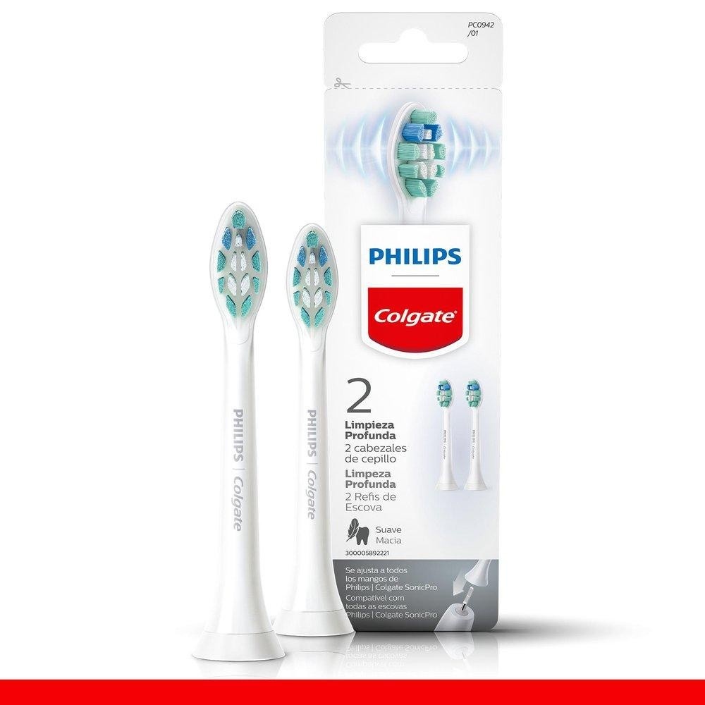 Refil Escova Elétrica Philips Colgate: Limpeza Profunda