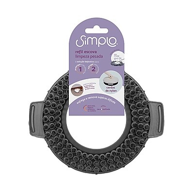 Refil Escova Limpeza Pesada Mop Giro Fit – Simplo