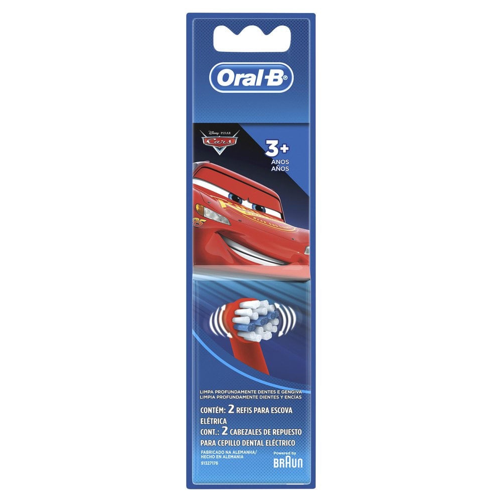 Refil Escova Oral-B Disney Carros: Limpeza Divertida!