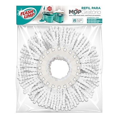 Refil Mop Flashlimp: Limpeza Impecável!
