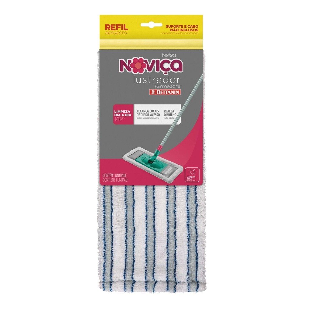 Refil Mop Lustrador Noviça: Brilho Impecável!