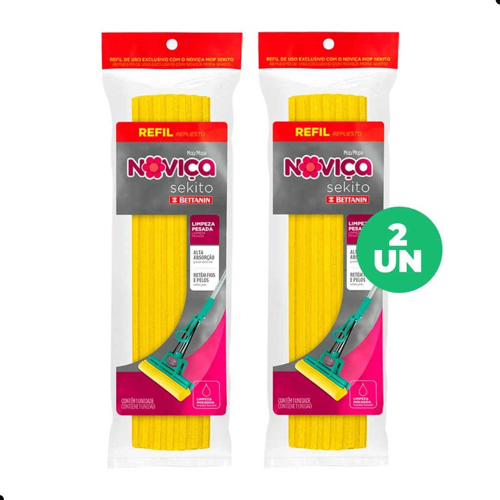 Refil Mop Sekito Noviça: Limpeza Impecável!