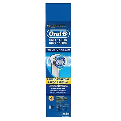 Refil Oral-B Precision Clean: 4 Unidades para um Sorriso Perfeito