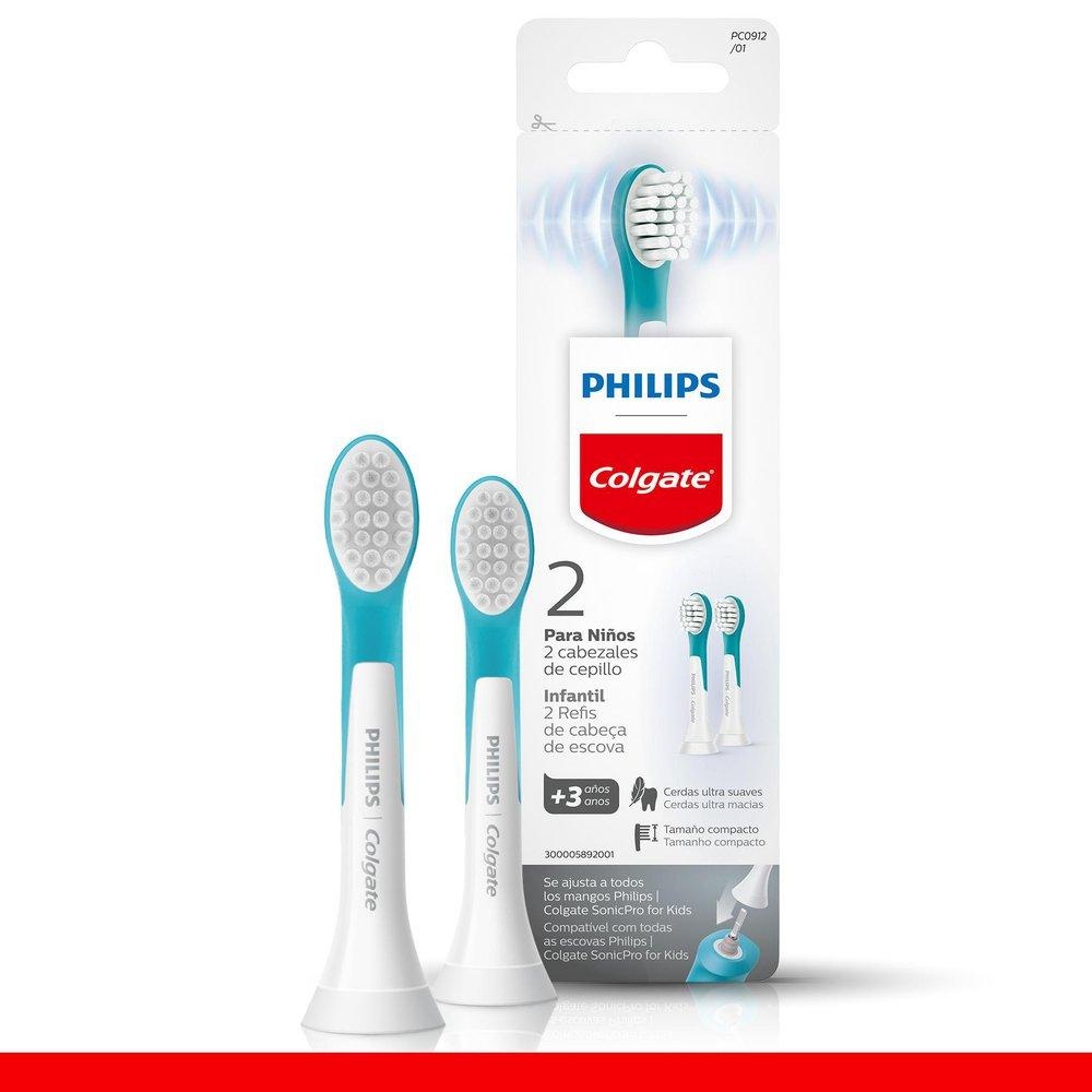 Refil para Escova Elétrica Infantil Philips Colgate SonicPro