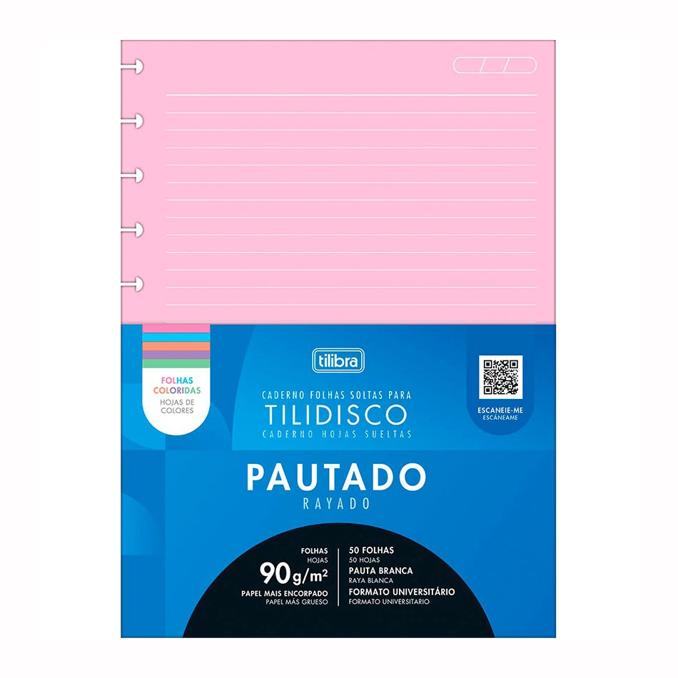 Refil Tilidisco Tilibra: Organize-se com Cores!