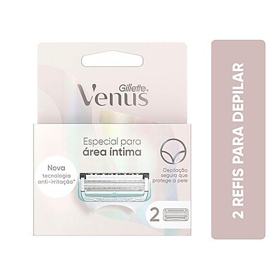 Refil Venus Intima: Depilação Suave e Sem Irritação