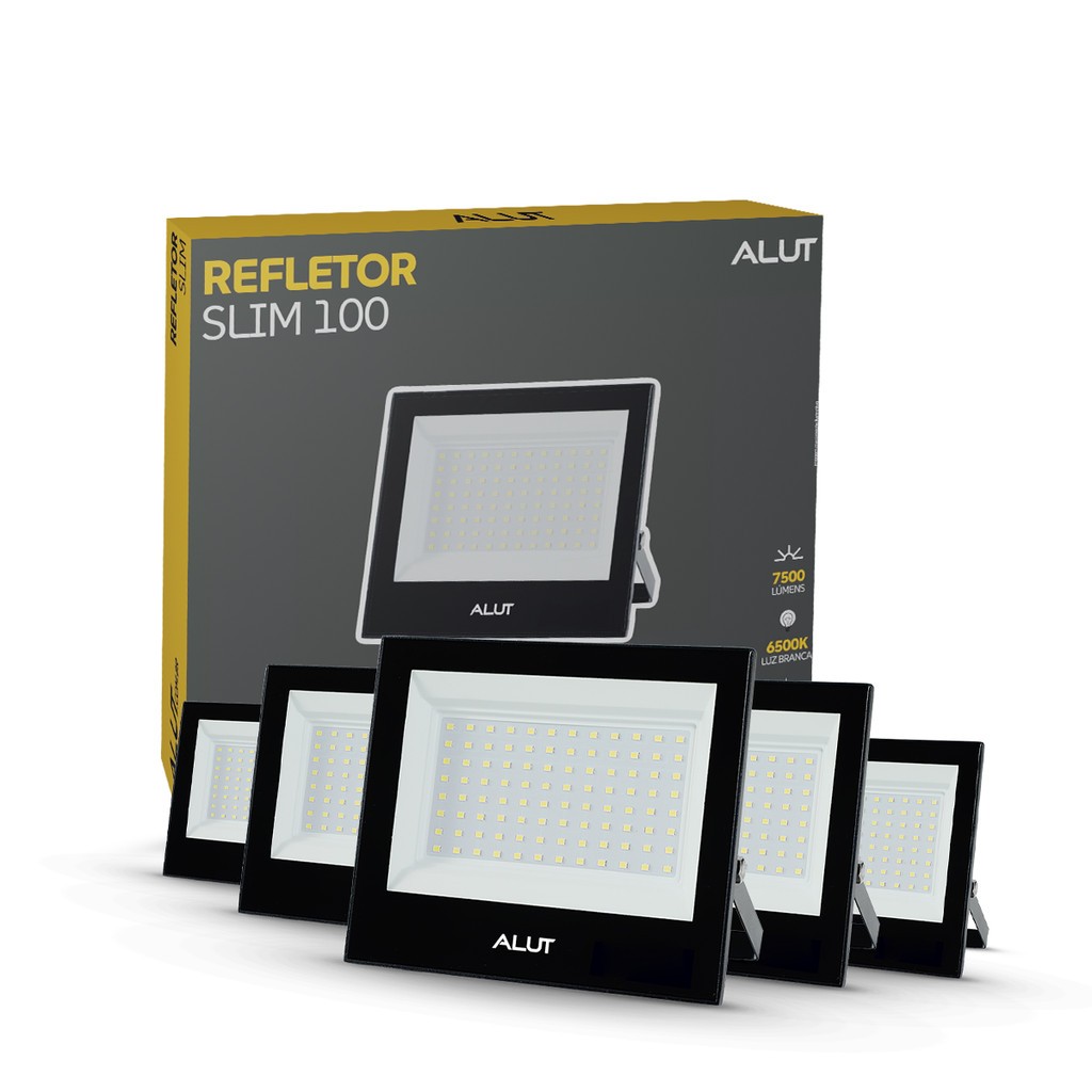 Refletor LED 100W: Ilumine com Potência e Economia!