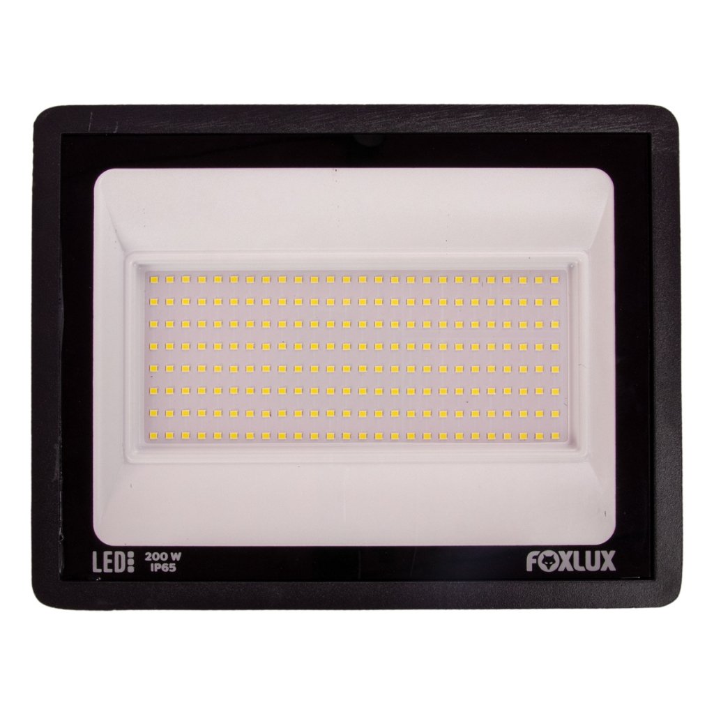 Refletor LED 200W Foxlux: Ilumine com Economia!