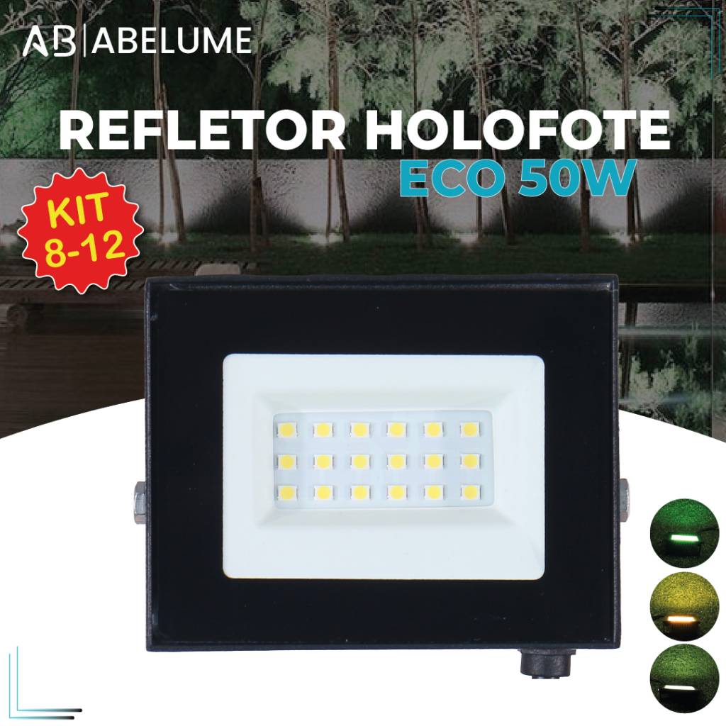 Refletor LED 50W: Iluminação Potente e Econômica
