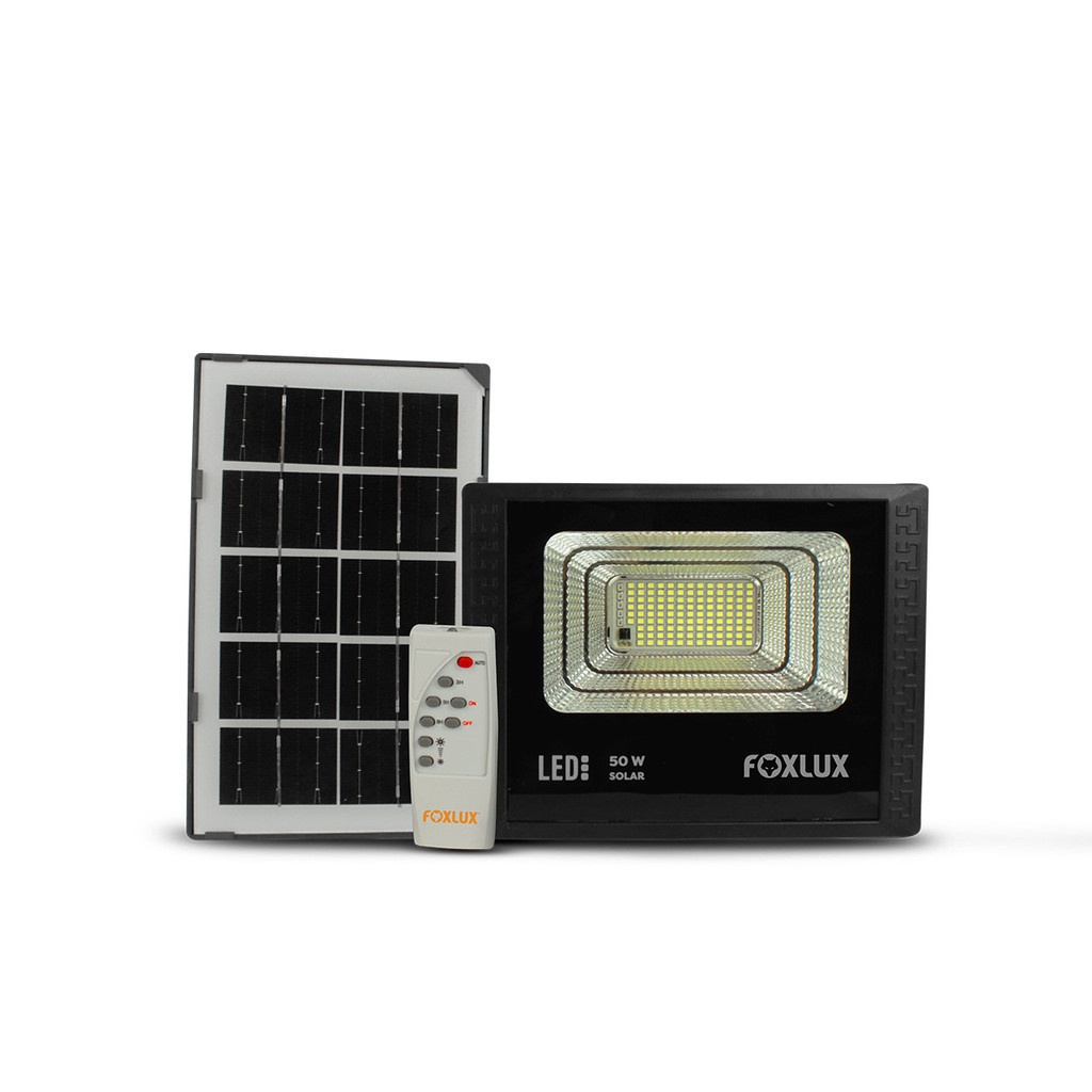 Refletor Solar LED 50W Foxlux: Ilumine Já!