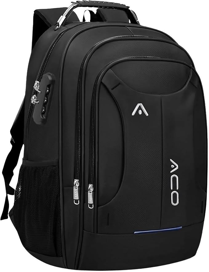 Mochila Anti Furto Unissex para Notebook - Reforçada, Impermeável, Executiva, Alça com Cabo de Aço, Saída USB e Fone