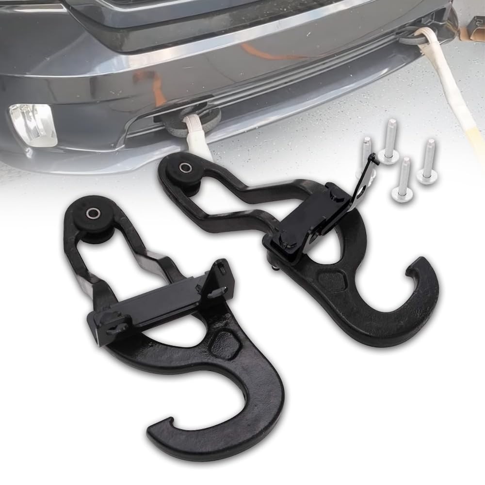 Ganchos de Reboque Frontais Dodge Ram 1500 (2009-2019 Clássico) - Reforço e Segurança Premium