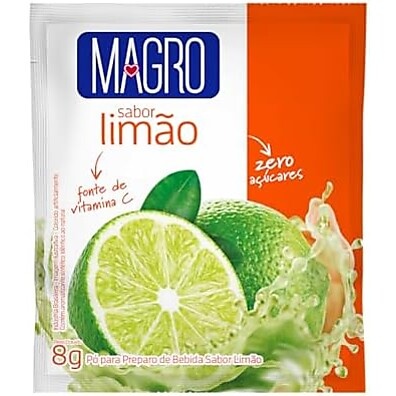 Refresco Limão Zero Açúcar: Refrescância Magra 8g