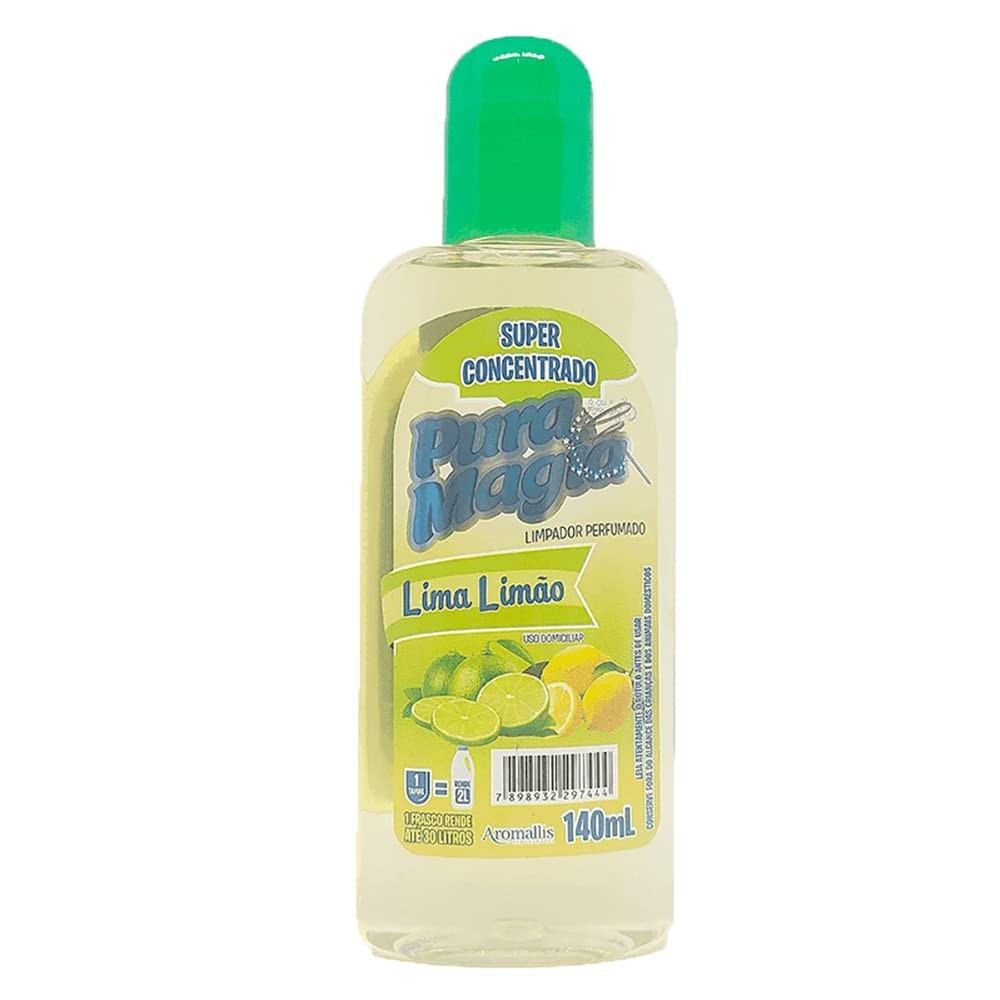 Limpador Concentrado Lima & Limão 140ml - Fórmula Refrescante e Super Eficiente