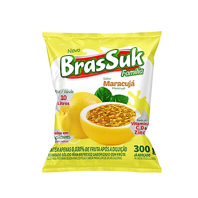 Refresco de Maracujá BrasSuk 300g: Sabor e Praticidade!