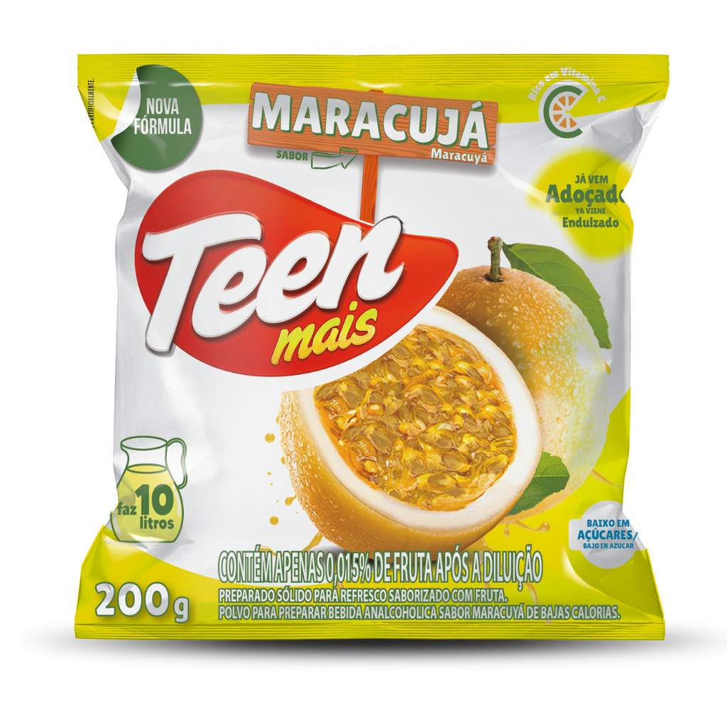 Refresco de Maracujá Teen: Sabor e Praticidade!