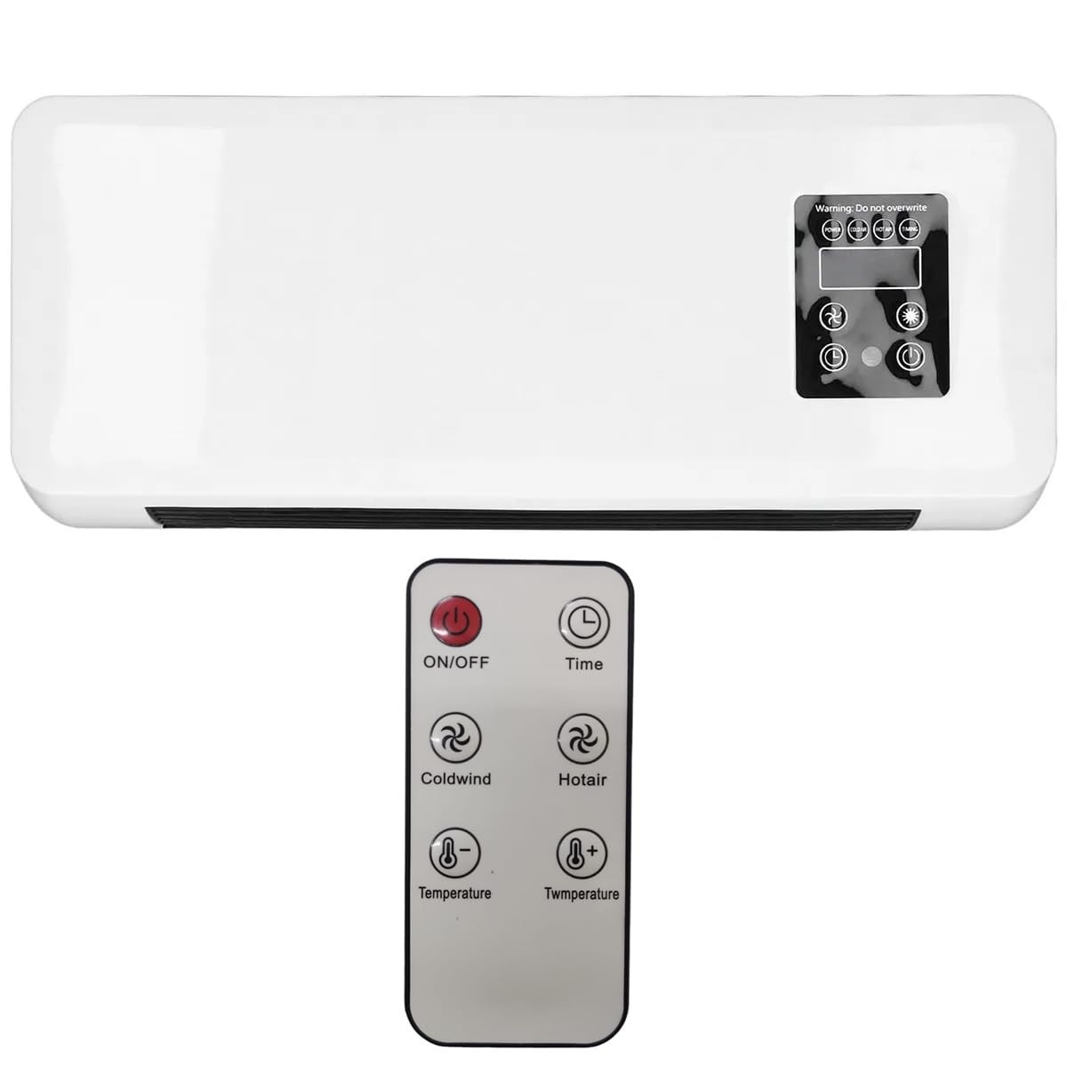 Aquecedor Refrigerador Portátil com Controle Remoto - Ar Condicionado Pessoal com Função Vento Frio e Quente