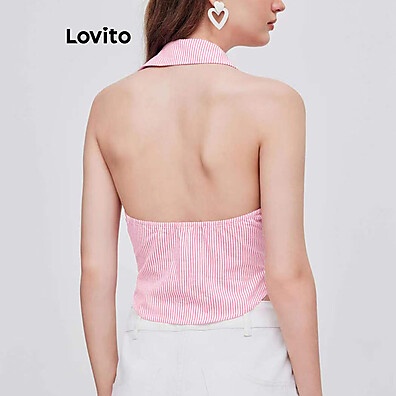 Regata Boho Listrada Lovito – Estilo e Conforto para o Verão