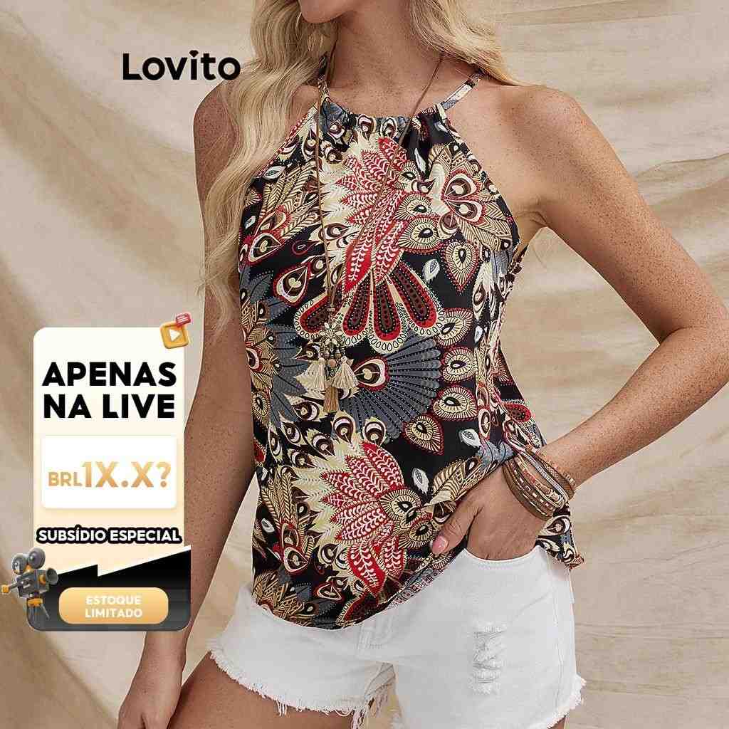 Regata Boho Paisley Lovito: Estilo e Conforto!