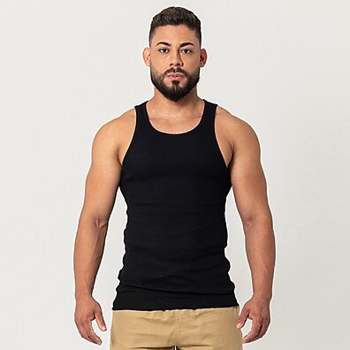 Regata Canelada Masculina: Estilo e Conforto